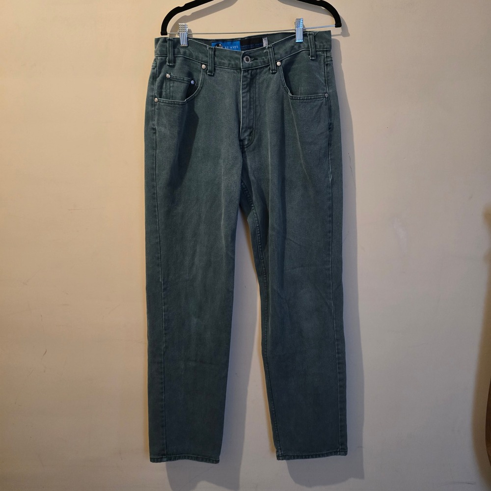 Vintage 90s Levis SilverTab Relaxed Jeans Mens 34x34 Green Denim Streetwear